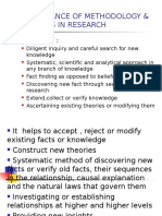 Methodology & Methods of Research