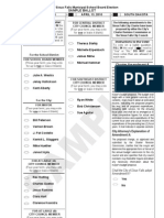 April 13th, 2010 - Sioux Falls, SD City Election Sample