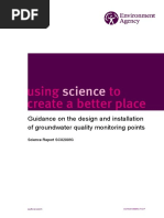 Guidance On The Design and Installation of Groundwater Monitoring Points