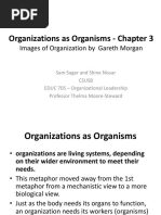 Organizations As Organisms