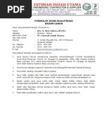 Format Dukungan Bank