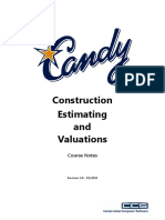 C201 - Construction Estimating & Valuations - Rev 3.0