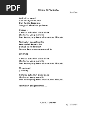 Lirik Lagu Pdf