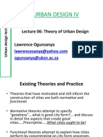 Urban Design - Lecture - 06 - Theory of Urban Design