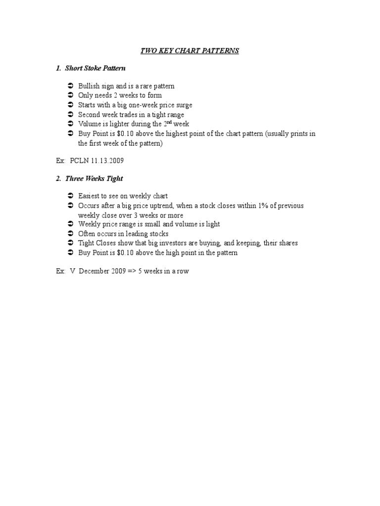 Key IBD Chart Patterns 1.10 | PDF | Law