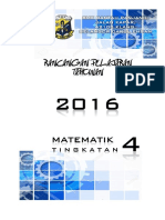 2016 Rancangan Tahunan T4 Matematik HP