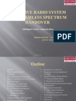 Cognitive Radio System and Seamless Spectrum Handover