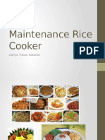 Rice Cooker Maintenance