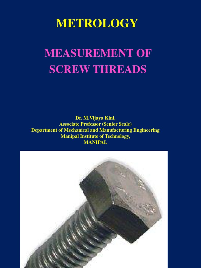 Screw Threads | PDF | Screw | Gear
