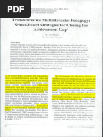 Transformative Multiliteracies Pedagogy: School-Based Strategies For Closing The Achievement Gap