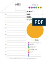 Printable Daily Planner PDF