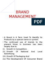 Brand Management