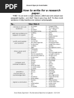 Writing a research paper doc