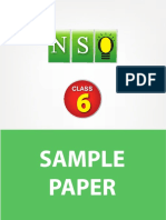 Class 6 Nso 5 Years Sample Paper