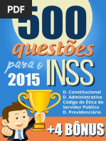 500 Questoes Para o INSS Carlos Henrique