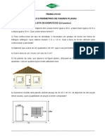 Lista de Exercícios - Figuras Planas - Trabalho 02