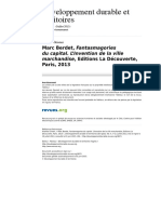 Developpementdurable 9871 Vol 4 n 2 Marc Berdet Fantasmagories Du Capital l Invention de La Ville Marchandise Editions La Decouverte Paris 2013