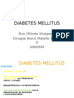 Diabetes - ODONTOLOGIA