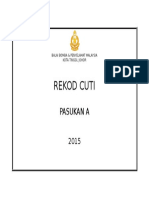 Rekod Cuti