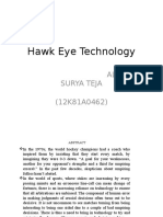 Hawk Eye Technology ABSTRACT