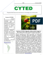 Boletín Cyted Nº28 2015 Web