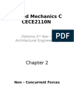 Class 1 - Chapter 2 - Non Concurrent Force - 11-10-2015
