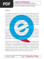 Face Recognition Using Artificial Neural Networks