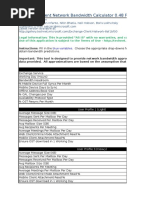 Exchange Client Network Bandwidth Calculator - Public.0.48BETA4 - TimeZone.v5