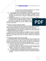 Direito Comercial Títulos de Crédito PDF