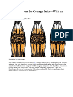 Coke Engineers Its Orange Juice