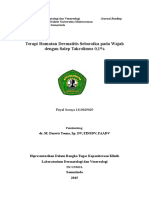 Terjemahan Jurnal-Terapi Rumatan Dermatitis Seboroika Pada Wajah Dengan Salep Tacrolimus 0