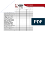 Lista de Estudiantes de Principios Básicos de Administracion Parroquial.