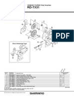 Shimano Tourney Rear Derailleur RD-TX31 Parts Guide