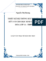 Thiet Ke He Thong Bai Tap Hoa Huu Co Cho Hoc Sinh Chuyen Hoa Lop 11 THPT