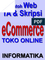 Skripsi ECommerce Toko Online Dengan PHP Dan MySQL