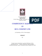 Competancy Mapping in HCL Ltd