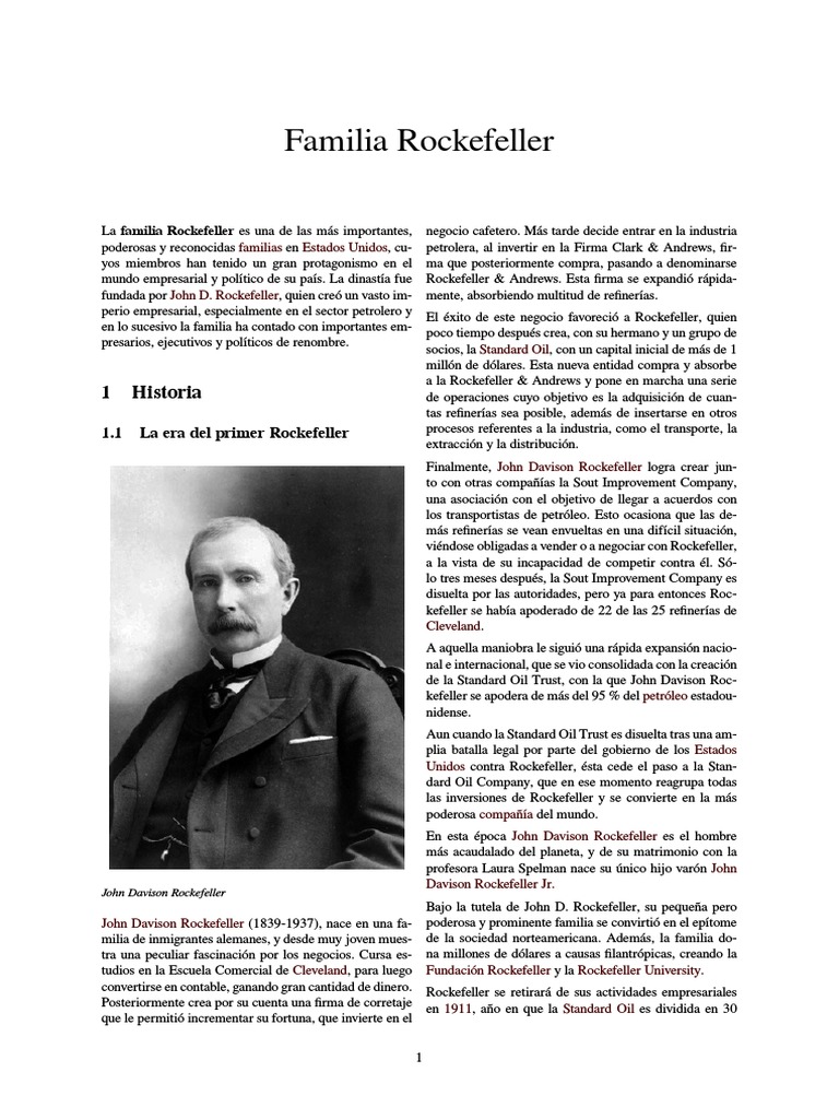 John D. Rockefeller - Biografia, PDF, John D. Rockefeller