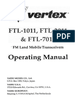 Yaesu FTL X011 User Manual