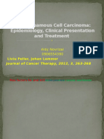 Oral Squamous Cell Carcinoma:: Epidemiology, Clinical Presentation and Treatment
