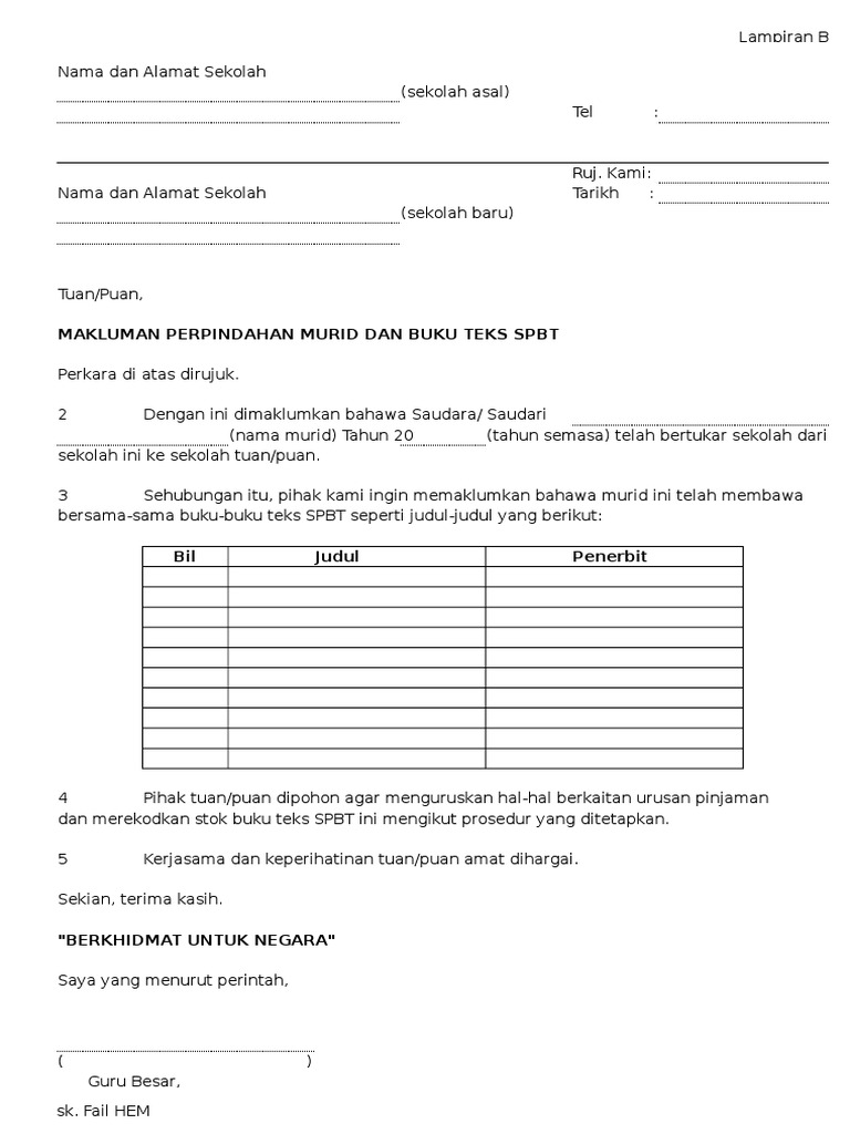 Documents - Tips Borang Borang SPBT | PDF