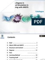 UPM ANSYS Masters Degree Catalogue