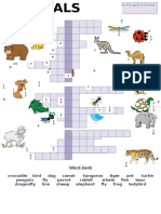 57682 Animal Picture Crossword