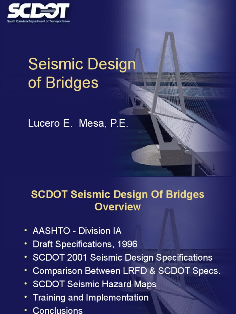 Seismic Design of Bridges | PDF | Earthquakes | Geological Hazards