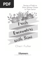 Sample Reading - Fresh Encounters With Jesus by Cheri Fuller