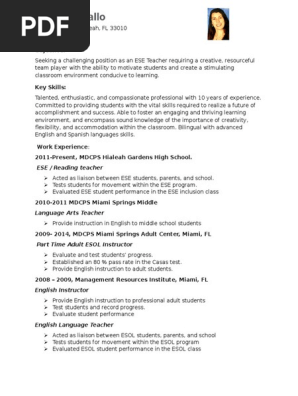 professional resume
