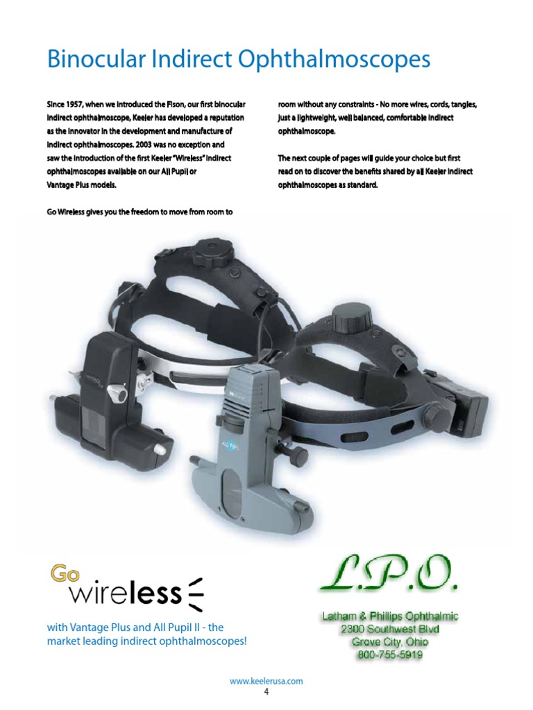 Keeler BIO Brochure PDF Battery Charger Usb