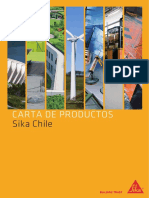 Carta de Productos SIKA