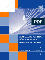 Manual Acceso a la justicia y Políticas Públicas PNUD e INECIP