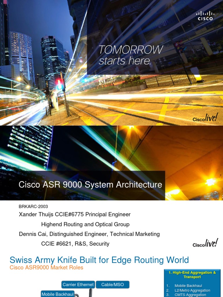 Cisco ASR 9000 System Architecture Multiprotocol Label Switching