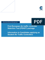 Information To Applicants On FEAST Tests